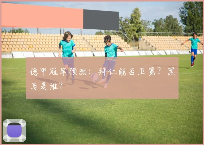 德甲冠军预测：拜仁能否卫冕？黑马是谁？